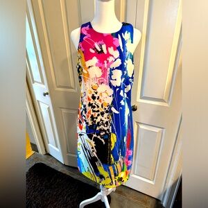 EUC…Colorful sleeveless dress.. size 10…worn once.